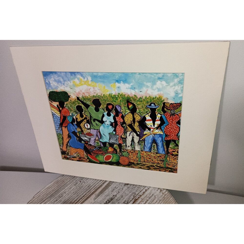Print by G. W. Campbell - Sweet Sugar Cane - Barbados